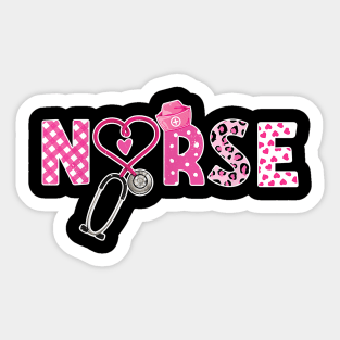 Funny Nurse Happy Valentines Day Nursing Lovers Gifts Sticker